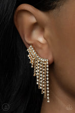 Load image into Gallery viewer, Earrings Thunderstruck Sparkle - Gold E2153 Earcrawlers