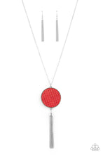 Load image into Gallery viewer, Necklace Wondrously Woven - Red