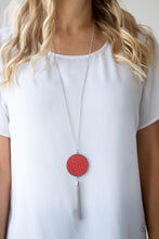 Load image into Gallery viewer, Necklace Wondrously Woven - Red