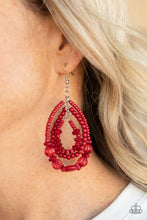 Load image into Gallery viewer, Earrings Prana Party - Red E2373
