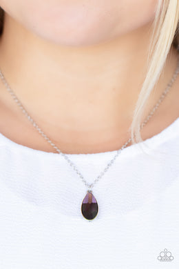 Necklace Prismatically Polished - Purple N196