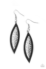 Load image into Gallery viewer, Earrings Leather Lagoon - Black