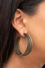 Earrings In Sync - Brass E2272
