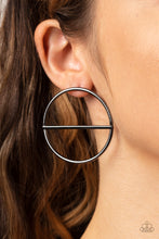 Load image into Gallery viewer, Earrings Dynamic Diameter - Black E398