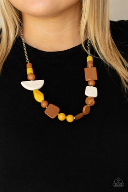 Necklace Tranquil Trendsetter - Yellow N239
