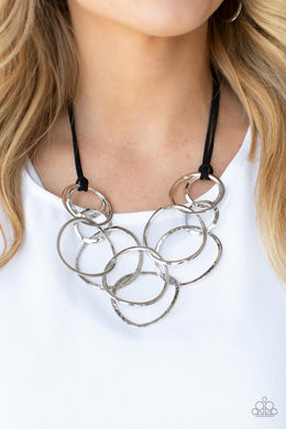 Necklaces Spiraling Out of COUTURE - Silver N401