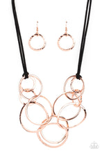 Load image into Gallery viewer, Necklace Spiraling Out of COUTURE - Copper N401