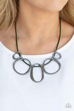 Load image into Gallery viewer, Necklace Historical Hipster - Green N2080
