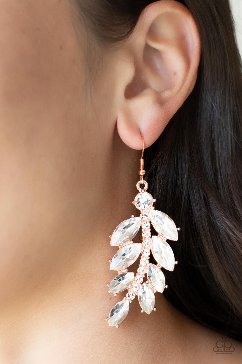 Earrings Ice Garden Gala - Copper E2376