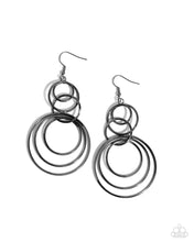 Load image into Gallery viewer, Earrings Disorienting Demure - Black E2256