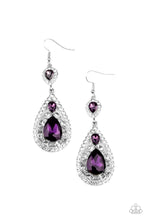 Load image into Gallery viewer, Earrings Posh Pageantry - Purple E423