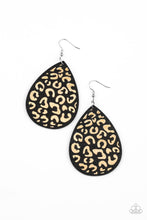 Load image into Gallery viewer, Earrings Suburban Jungle - Black E367