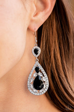 Earrings Posh Pageantry - Black LOP E2373