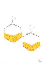 Load image into Gallery viewer, Earrings Suede Solstice - Yellow E130