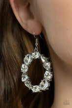 Load image into Gallery viewer, Earrings GLOWING in Circles - White Earring FINAL