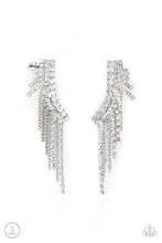 Load image into Gallery viewer, Earrings Thunderstruck Sparkle - White E2153 Earcralwers