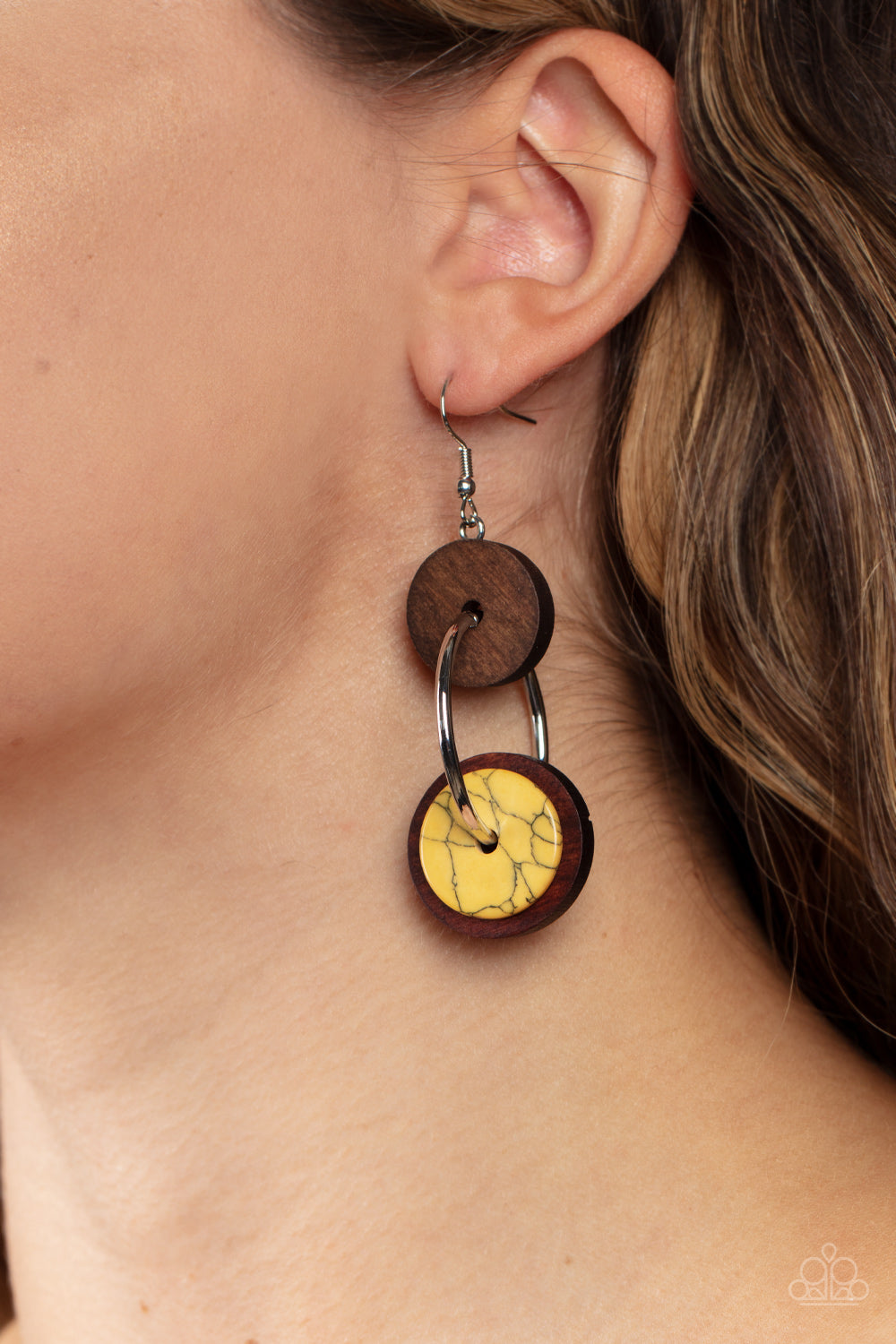 Earrings Artisanal Aesthetic - Yellow E037