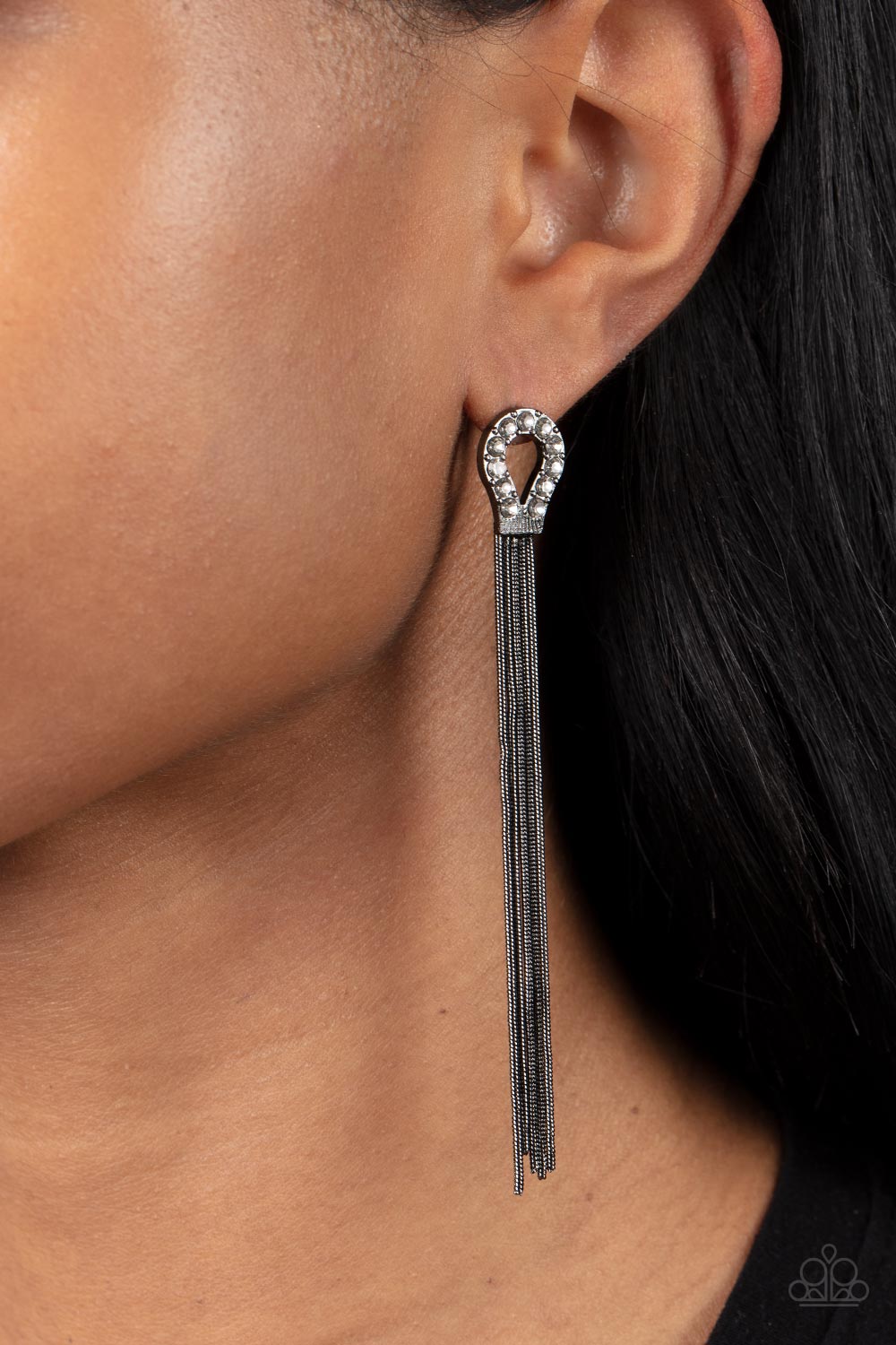 Earrings Dallas Debutante - Black