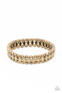 Bracelets Abstract Advisory - Brass