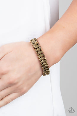 Bracelets Abstract Advisory - Brass
