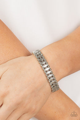 Bracelets Abstract Advisory - Silver B273