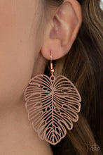 Load image into Gallery viewer, Earrings Palm Palmistry - Copper E427