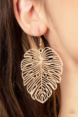 Earrings Palm Palmistry - Gold 2482