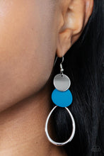 Load image into Gallery viewer, Earrings Retro Reception - Blue B419