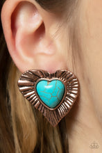Load image into Gallery viewer, Earrings Rustic Romance - Copper E440