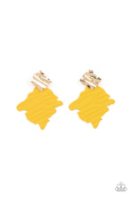 Load image into Gallery viewer, Earrings Crimped Couture - Yellow E303