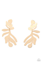 Load image into Gallery viewer, Earrings Palm Picnic - Gold E089