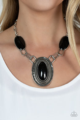 Necklaces Count to TENACIOUS - Black N408
