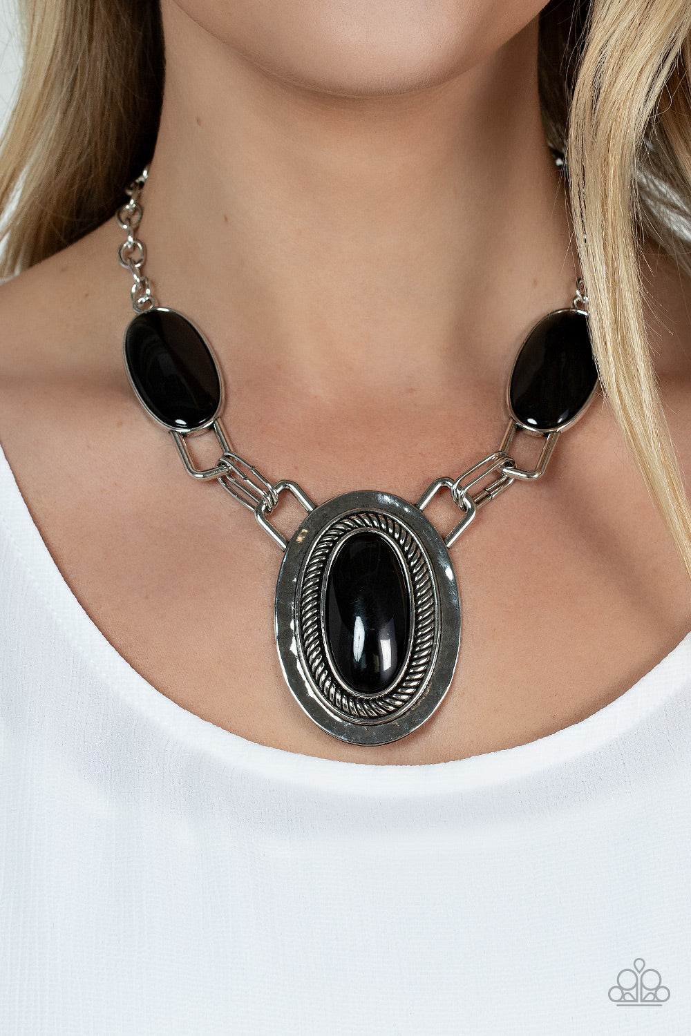 Necklaces Count to TENACIOUS - Black N408