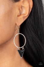 Load image into Gallery viewer, Earrings Sahara Shark - Black E366