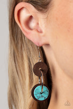 Load image into Gallery viewer, â€Earrings ‹Artisanal Aesthetic - Blue E2413