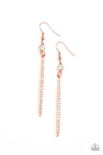 Load image into Gallery viewer, Earrings Skyscraping Shimmer - Copper E2233