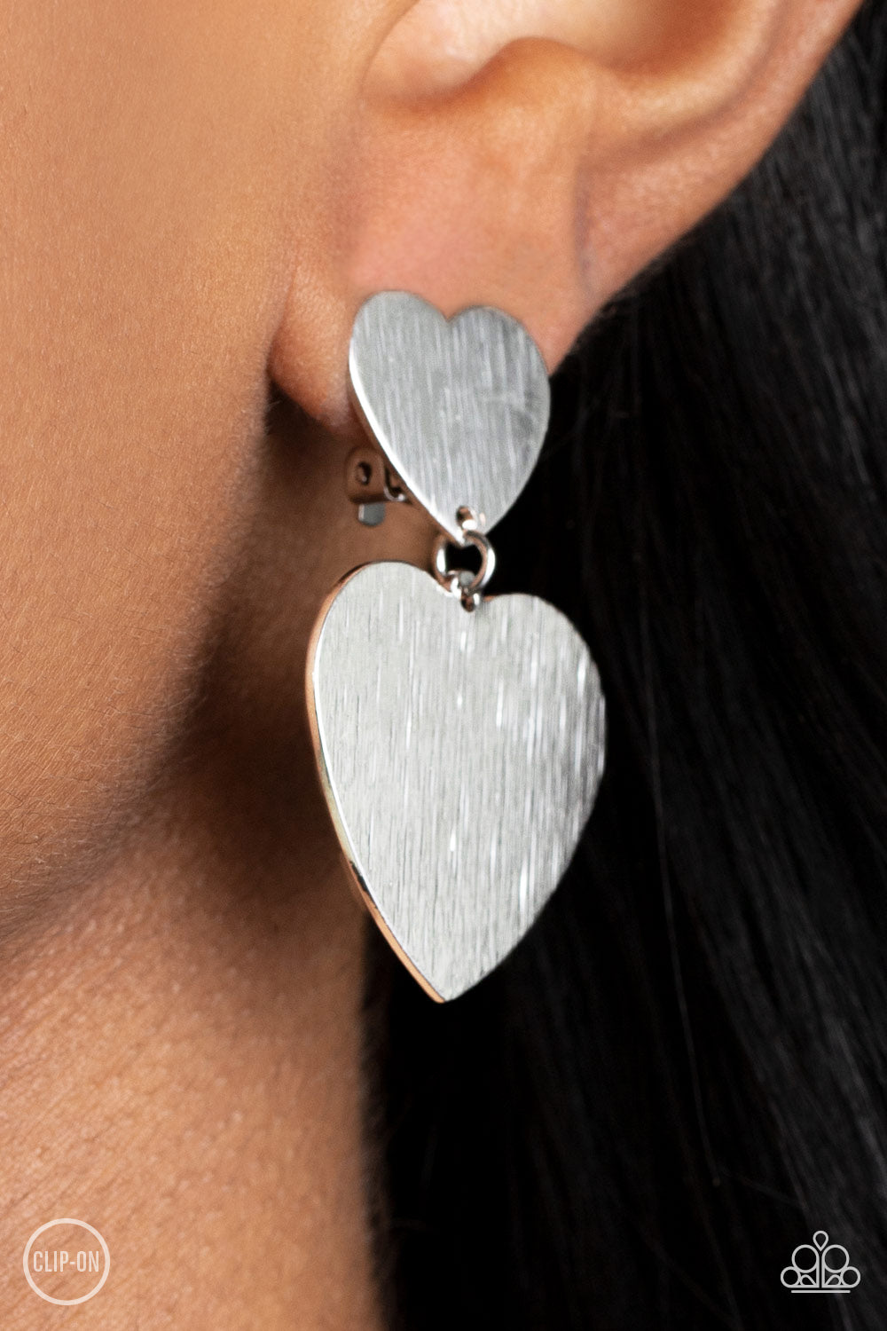 Earrings Cowgirl Crush - Silver Clip On J13