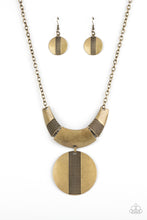 Load image into Gallery viewer, Necklaces Metallic Enchantress - Brass N088