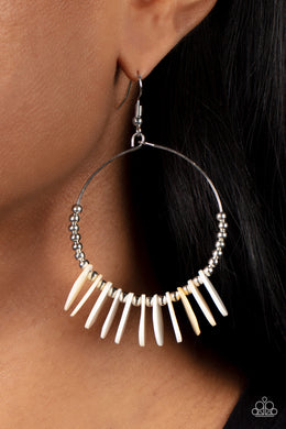 Earrings Caribbean Cocktail - White E2051