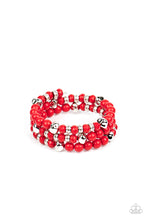 Load image into Gallery viewer, Bracelets Vibrant Verve - Red B241