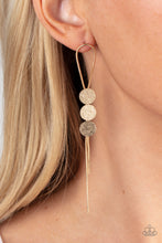 Load image into Gallery viewer, Earrings Bolo Beam - Gold E173
