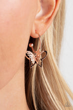 Load image into Gallery viewer, Earrings Butterfly Freestyle - Rose Gold MINI S115