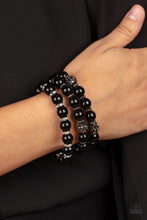 Load image into Gallery viewer, Bracelets Poshly Packing - Black B2178