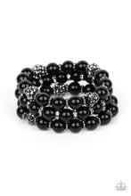 Load image into Gallery viewer, Bracelets Poshly Packing - Black B2178