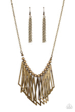 Load image into Gallery viewer, Necklaces Industrial Jungle - Brass N077