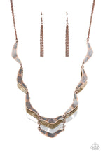 Load image into Gallery viewer, Necklace Mixed Metal Mecca - Copper N2088