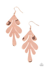 Load image into Gallery viewer, Earrings A FROND Farewell - Copper E2409