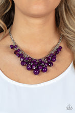 Load image into Gallery viewer, Necklaces Broadway Bustle - Purple N2308