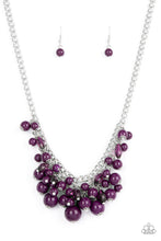 Load image into Gallery viewer, Necklaces Broadway Bustle - Purple N2308