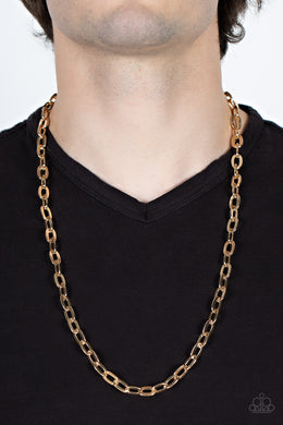 Urban Interference - Gold Necklace UR47